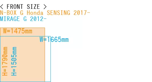 #N-BOX G Honda SENSING 2017- + MIRAGE G 2012-